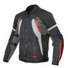 Viaterra Spencer Street Mesh Motorcycle Riding Jacket (Black Red)