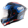 AXOR Street Marvel Captain America Dull Blue Red White Helmet