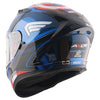 AXOR Street Marvel Captain America Dull Blue Red White Helmet