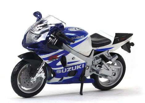 Bburago Suzuki GSX R750 (White Blue)