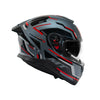 MT Thunder 3 SV Spoiler Blaze C2 Gloss Black Grey Red Helmet - Moto Central