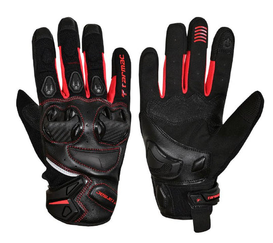 Tarmac Fuse Riding Gloves (Black Red)