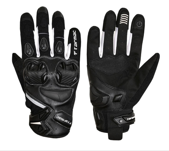 Tarmac Fuse Riding Gloves (Black White)