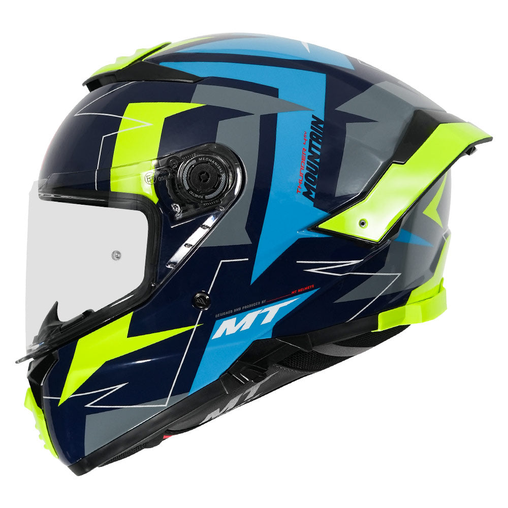 MT Thunder 4 SV Mountain Gloss Blue Helmet