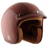 AXOR Retro Jet Leather Open Face Helmet (Timber Coniac Light)