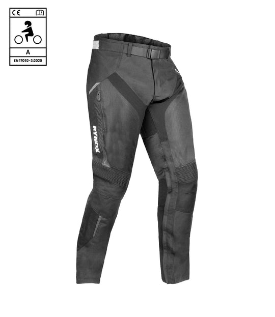 Rynox Tornado Pro Pants CE Certified A Class (Black)