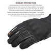 Viaterra Tundra V3 Waterproof Winter Motorcycle Riding Gloves (Black)