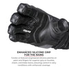 Viaterra Tundra V3 Waterproof Winter Motorcycle Riding Gloves (Black)