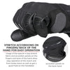 Viaterra Tundra V3 Waterproof Winter Motorcycle Riding Gloves (Black)