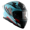AXOR Apex Turbine Gloss Hex Blue Red Helmet