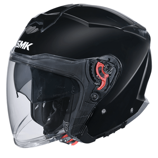 SMK GTJ Solid Gloss Black (GL200) Helmet