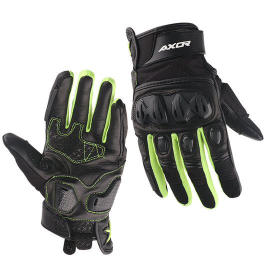 Axor Viper Riding Gloves (Black Neon Green)