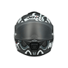 NHK K5R Nebula Gloss Black Tosca Blue Grey Helmet