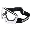 SMK Terrain Offroad Goggle with Clear Lens (White with Black Strap)