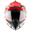 AXOR XCross Dual Visor Speedometer Gloss White Red Helmet