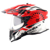 AXOR XCross Dual Visor Speedometer Gloss White Red Helmet