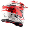 AXOR XCross Dual Visor Speedometer Gloss White Red Helmet