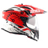 AXOR XCross Dual Visor Speedometer Gloss White Red Helmet