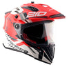 AXOR XCross Dual Visor Speedometer Gloss White Red Helmet