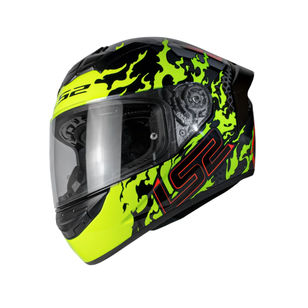 LS2 FF352 Antars Black Yellow Gloss Helmet