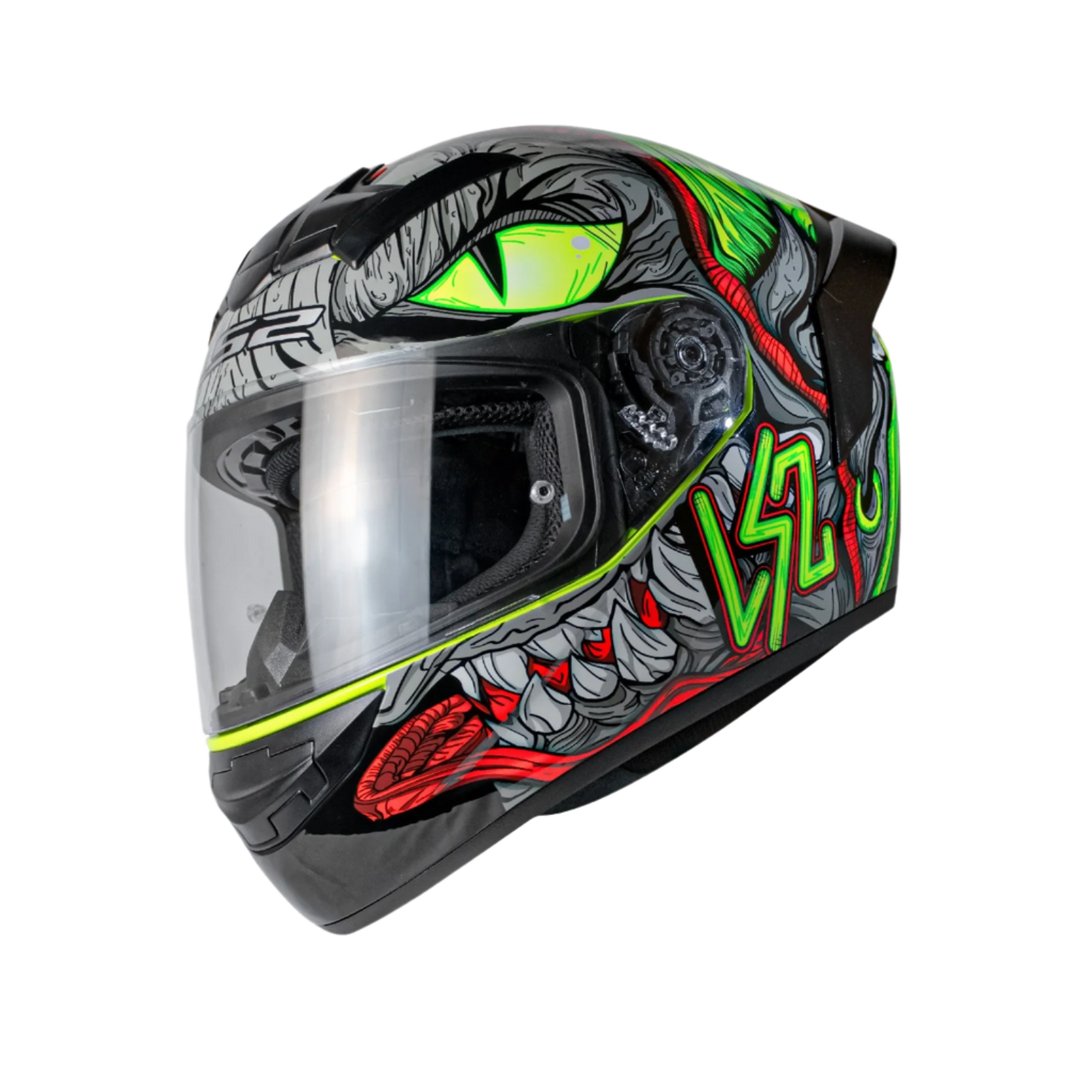 LS2 FF352 Fizzle Black Yellow Gloss Helmet