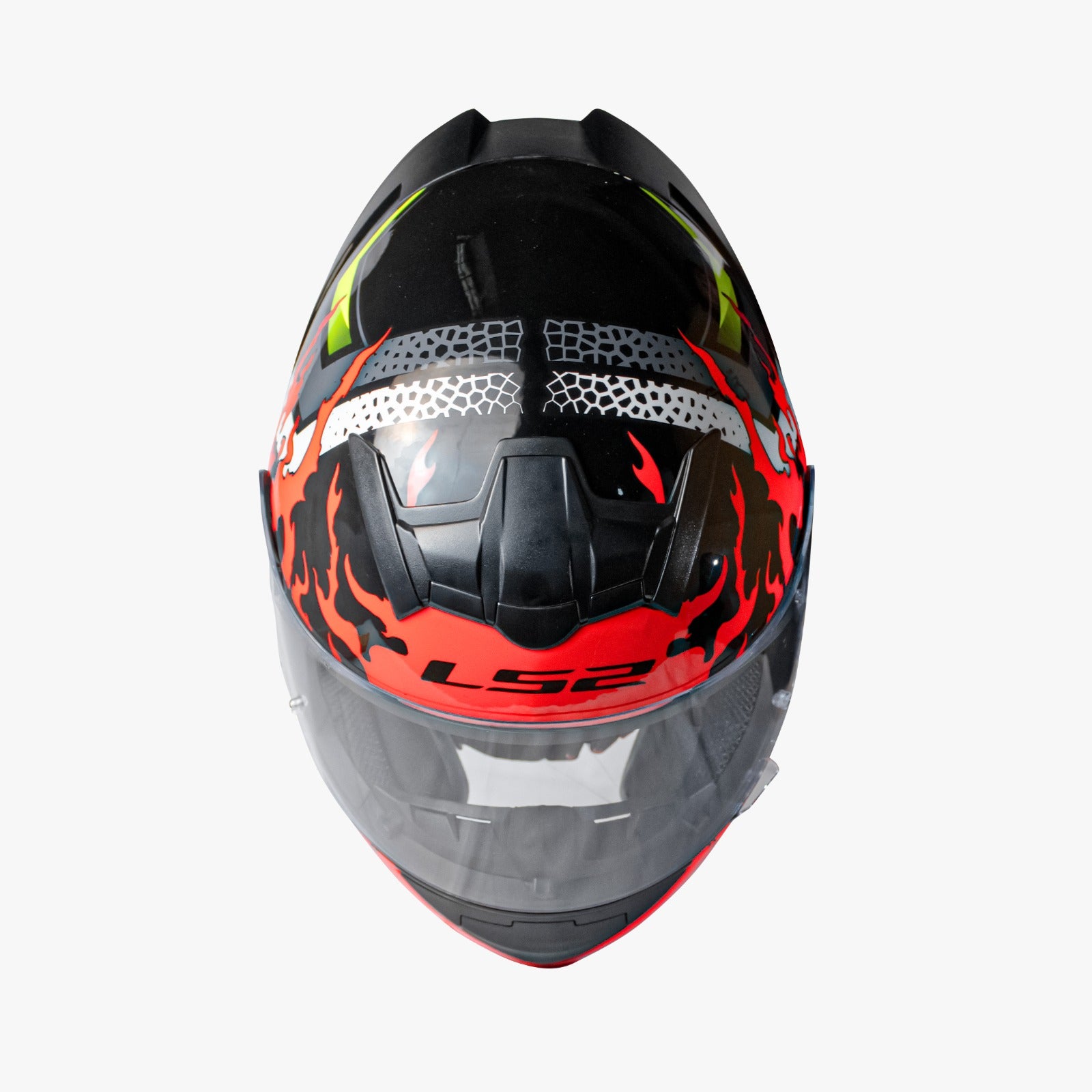 ls2 full face helmet ff350 atmos black and red LS2 FF352 Antars Black Red Gloss Helmet– Moto Central
