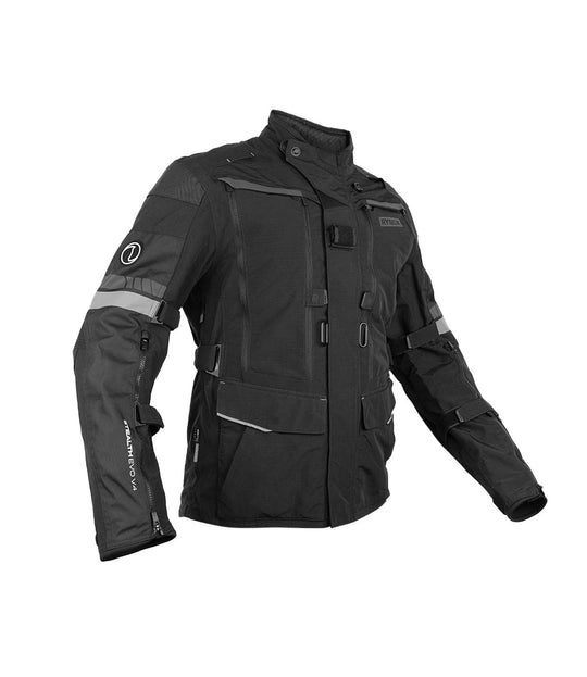 Rynox Stealth Evo 4 Jacket (Charcoal Black)