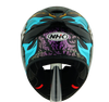 NHK K5R Chanon Gloss Black Tosca Blue Helmet