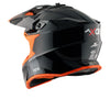 AXOR XCross MX Solid Gloss Black Orange Helmet