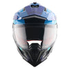 AXOR XCross Dual Visor Gambling Gloss Black Blue Helmet