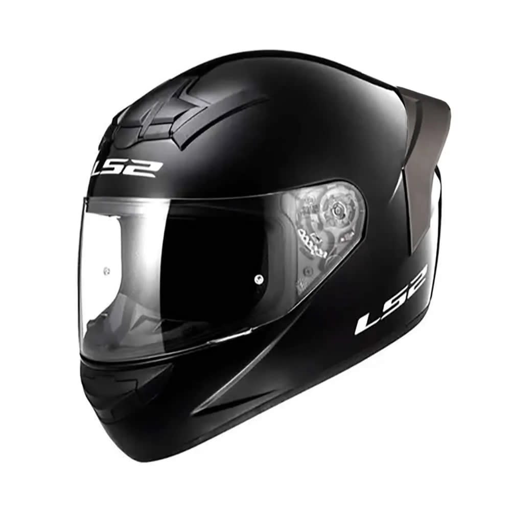 LS2 FF352 Solid Black Gloss Helmet