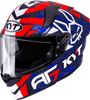 KYT R2R Pro Fernandez 2025 Replica Matt Blue Helmet