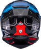 KYT R2R Pro Parsec Gloss Black Blue Red Helmet