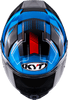 KYT R2R Pro Parsec Gloss Black Blue Red Helmet