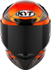 KYT TT Revo Combustion Black Orange Gloss Helmet