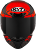 KYT TT Revo Combustion Matt Black Red Helmet