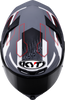 KYT TT Revo Speeding Matt GRL Grey Red Helmet