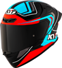KYT TT Revo Overtech Black Fuxia Gloss Helmet