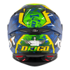 KYT TT Revo Diogo Moreira 2024 Replica Gloss Blue Helmet