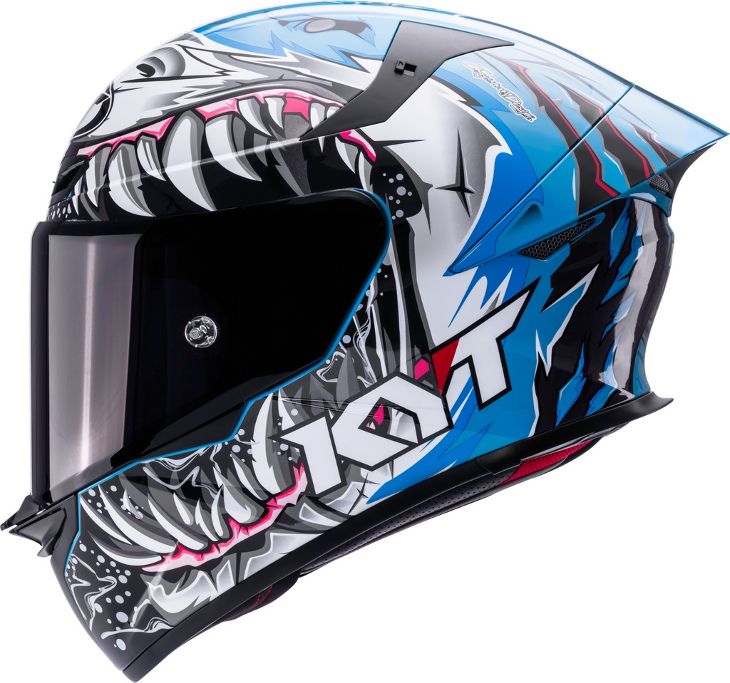 KYT TT Revo Megalodon Gloss Helmet