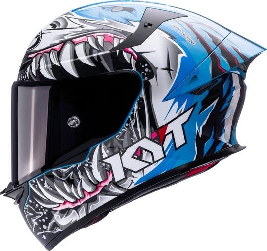 KYT TT Revo Megalodon Gloss Helmet