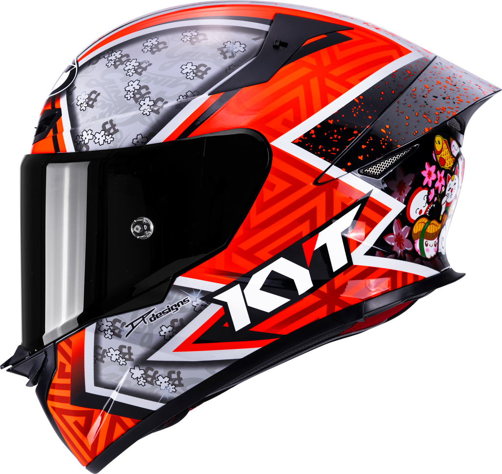 KYT TT Revo Gino Rea Replica Gloss Helmet