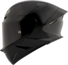 KYT TT Revo Plain Gloss Black Helmet