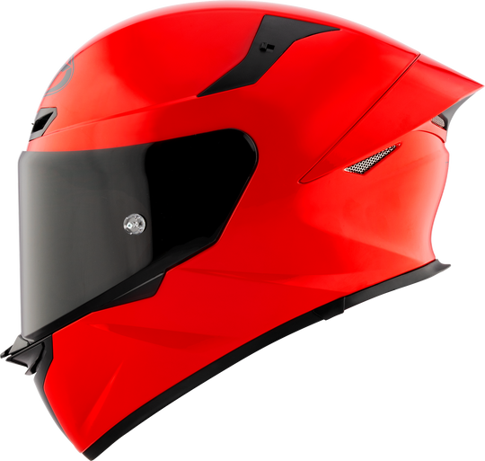KYT TT Revo Plain Gara Red Gloss Helmet