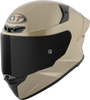 KYT TT Revo Plain Sand Pearl Khakis Gloss Helmet