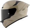 KYT TT Revo Plain Sand Pearl Khakis Gloss Helmet
