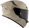 KYT TT Revo Plain Sand Pearl Khakis Gloss Helmet