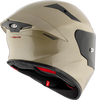 KYT TT Revo Plain Sand Pearl Khakis Gloss Helmet