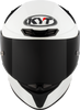 KYT TT Revo Plain Crystal White Matt Helmet
