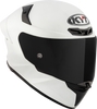 KYT TT Revo Plain Crystal White Matt Helmet